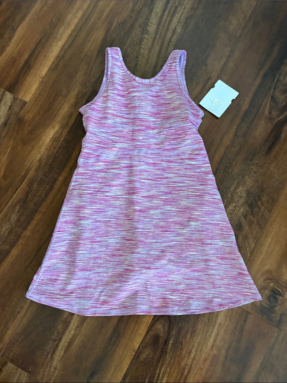 Athleta Girl L/12 Chit Chat Dress Spacedye Purple Large